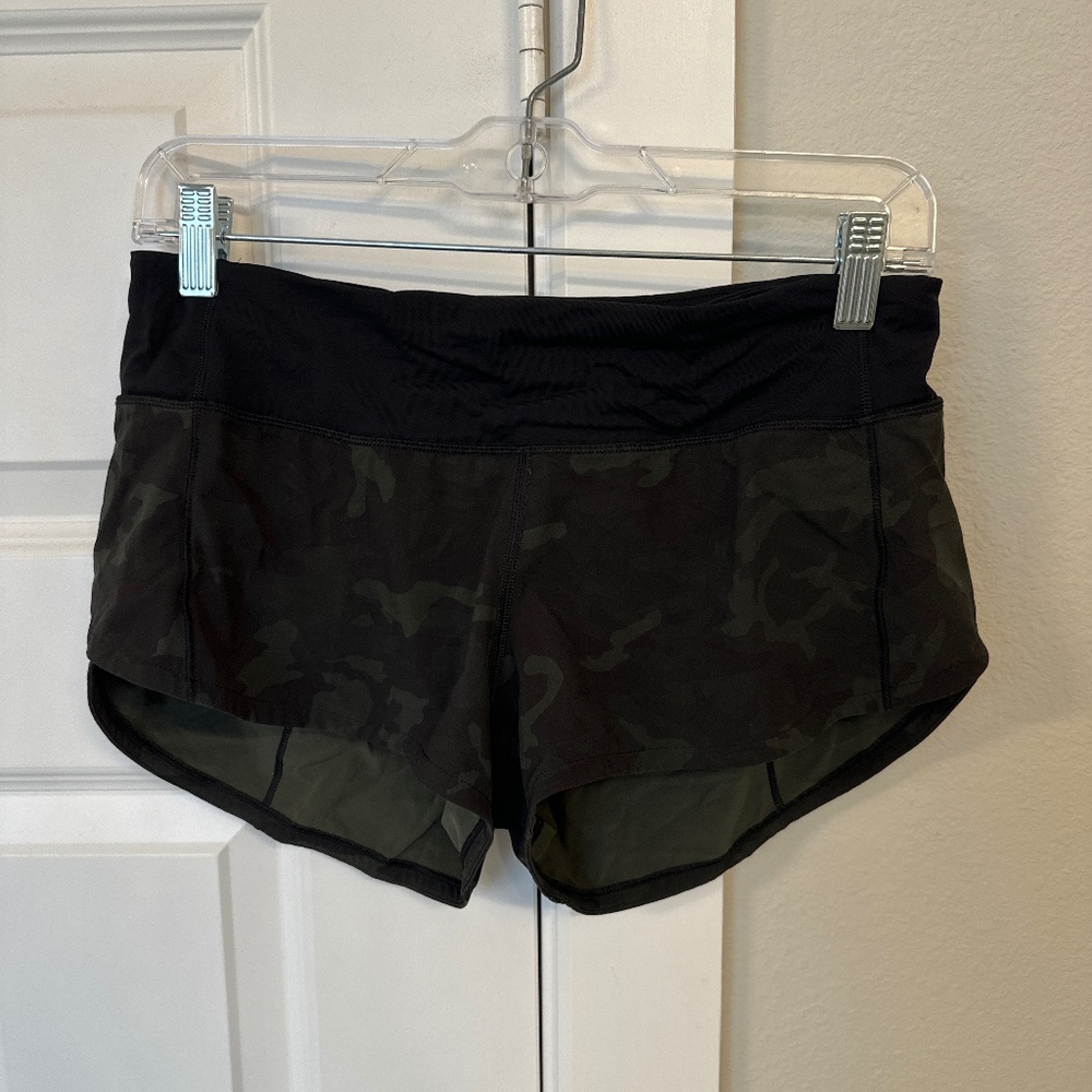 Lululemon camo shorts